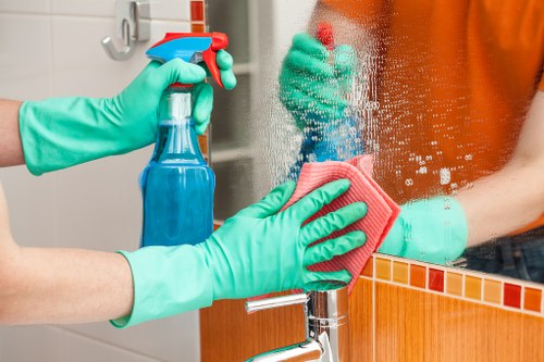 Hoxton Carpet Cleaners technician preparing safe carpet cleaning equipment