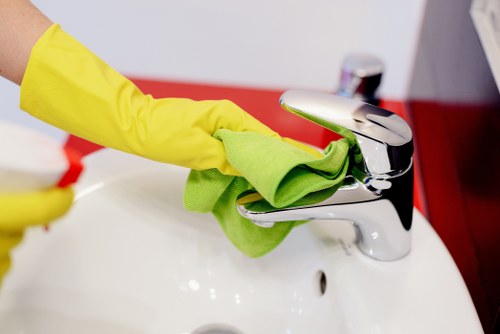 Carpet cleaning team using sustainable practices in Hoxton